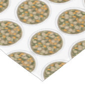 イタリアン結婚汁丼の夕食料理 テーブルクロス (アングル)