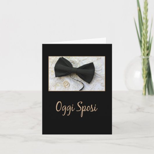 イタリアン結婚祝 カード (正面)