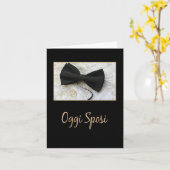 イタリアン結婚祝 カード (黄色い花)