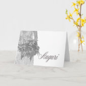 イタリアン結婚祝 カード (黄色い花)