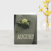 イタリアン結婚祝 カード (黄色い花)