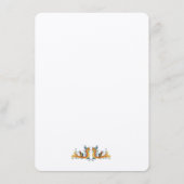 イタリアン行き先の結婚式詳細 エンクロージャーカード (裏面)