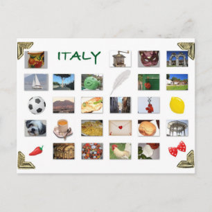 イタリアン記号 ポストカード