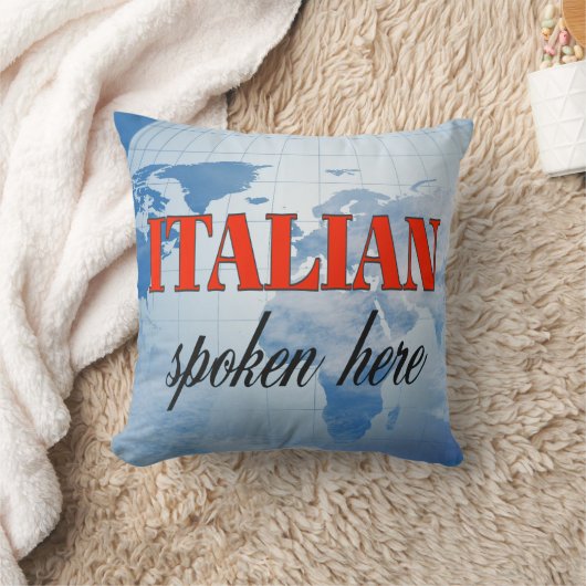 イタリアン話ここ クッション (ブランケット)