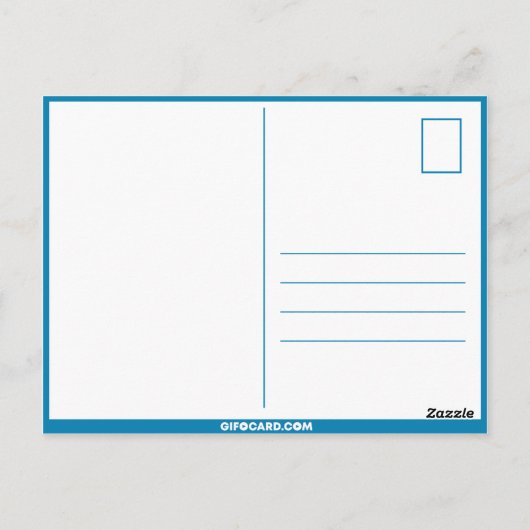 イタリアン誕生日 ポストカード (裏面)