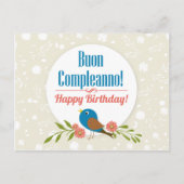 イタリアン誕生日 ポストカード (正面)