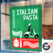 イタリアン調理師 ウィンドウサイン (カフェ窓)