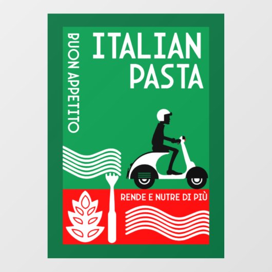 イタリアン調理師 ウィンドウサイン (シート)