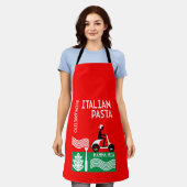 イタリアン調理師 エプロン (着用した状態)