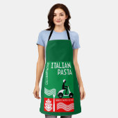 イタリアン調理師 エプロン (着用した状態)