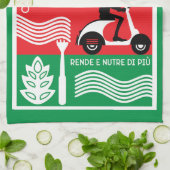 イタリアン調理師 キッチンタオル (折り畳み)