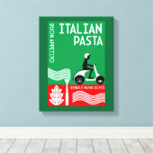 イタリアン調理師 キャンバスプリント (インサイチュ (ウッドフロア))