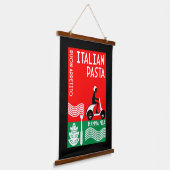 イタリアン調理師 吊り下げ型タペストリー (傾斜あり)