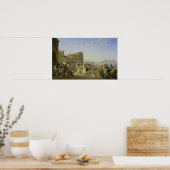 イタリアン踊り、ネープル、1836年 ポスター (キッチン)