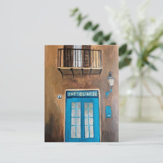 イタリアン通り |シチリア |旅行 |ドア ポストカード (スタンド正面)