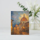 イタリアン通り |フィレンツェ、イタリア |旅行 ポストカード (スタンド正面)