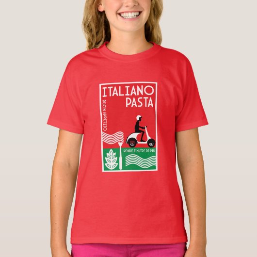 イタリアン食 Tシャツ (正面)