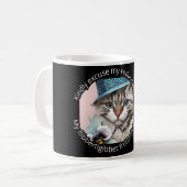 イタリアン高級猫グラデーション: コーヒーマグカップ (正面左)