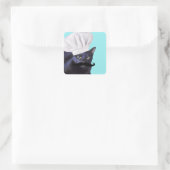 イタリアン黒猫シェフ スクエアシール (バッグ)