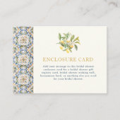 イタリアン エンクロージャーカード (正面)