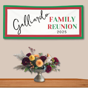 イタリアン カラーズ ファミリー リユニオン 横断幕