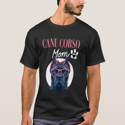 イタリアン・キャン・コルソの母 Tシャツ (正面)