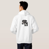 イタリアン・グレイハウンドのエレガントパーカー パーカ (裏面フル)
