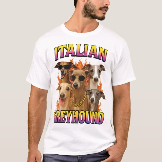 イタリアン・グレイハウンドのコピー Tシャツ (正面)