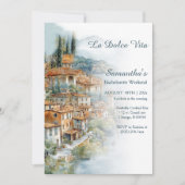 イタリアン・コースト・バチェロレッテ・ウィークエンド 招待状 (正面)