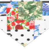 イタリアン，シシリアのアート，継ぎはぎ，夏の花  テーブルクロス (アングル)