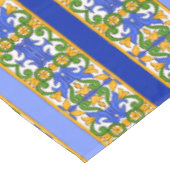 イタリアン，シシリアの芸術，マジョリカ文様     テーブルクロス (アングル)
