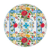 イタリアン，シシリア人，フローラ，マジョリカ模様   カッティングボード (正面)