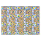 イタリアン，シシリア，聖マリア，ヴァージンマリア，マイオリカ   テーブルクロス (正面(横))