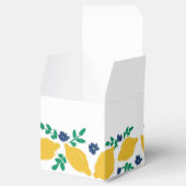 イタリアン シトラス レモン 手描き ウェディング フェイバーボックス (オープン)