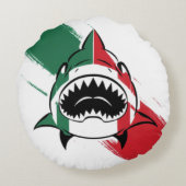イタリアン・シャーク ラウンドクッション (裏面)