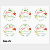 イタリアン テーマ ありがとう ステッカー (シート)