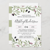 イタリアン トスカーナ ウェディング シャワー 招待状 (正面/裏面)