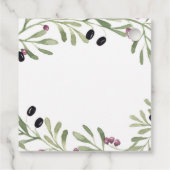 イタリアン トスカーナ パーティー ギフトタグ フェイバータグ (裏面)