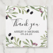 イタリアン トスカーナ パーティー ギフトタグ フェイバータグ (正面)