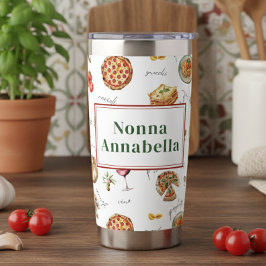 イタリアン フード シェフ カラフル 保温保冷タンブラー