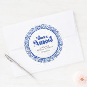 イタリアン ブライダル シャワーがアモーレ お favors ラウンドシール (封筒)