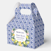 イタリアン ブルー タイル レモン シャワーのお礼 フェイバーボックス (正面)