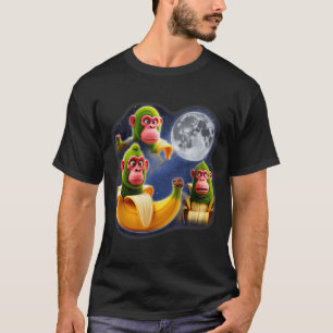 イタリアン・ブレインロット・チンパンジー・バナナ 3月 変 Tシャツ