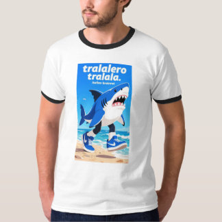 イタリアン・ブレインロット "tralalero tralala" tシャツ