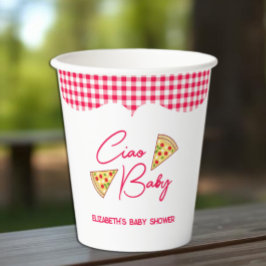 イタリアン・ベビーシャワー　Ciao Baby 紙コップ