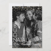 イタリアン メリークリスマス フォト シーズンカード (正面)