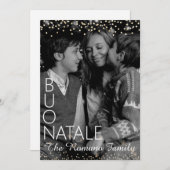 イタリアン メリークリスマス フォト シーズンカード (正面/裏面)