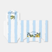 イタリアン レモン ブライダル シャワー フェイバーボックス (折り畳みなし)