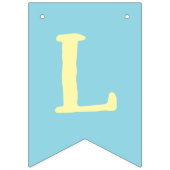 イタリアン レモン ブルー ラ ドルチェ ブライド ブライズシャワー バンティングフラッグ (第2の旗)