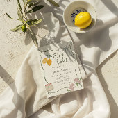 イタリアン レモン ベビーシャワー 招待状